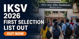 IKSV Admission 2026 First Selection List Out at iksv.ac.in; Check Fee Payment Deadline